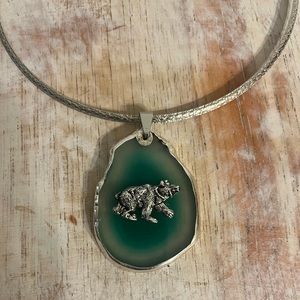 Beautiful Handmade Bear necklace